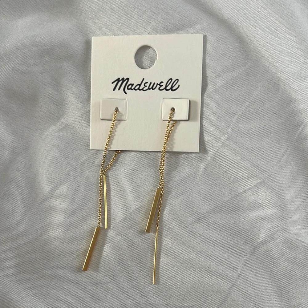 Madewell Gold Dangle Earrings